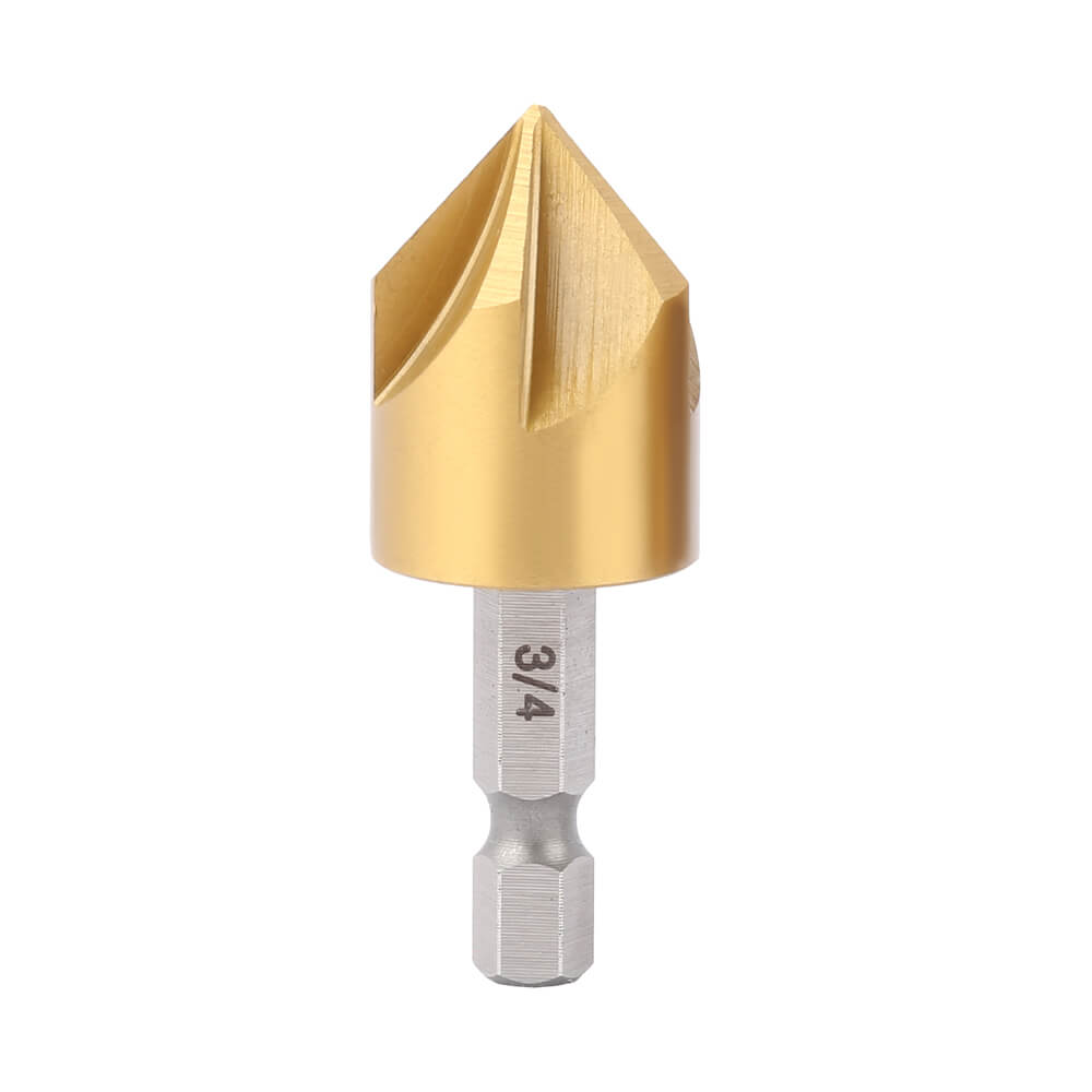 Countersink With Hex Shank For Metal