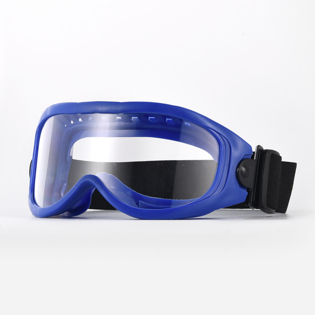 Safety Glasses Blue With Contraction Band