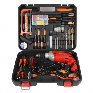 108 pcs corded electric drill hand tools set